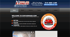 Desktop Screenshot of expcarwash.com